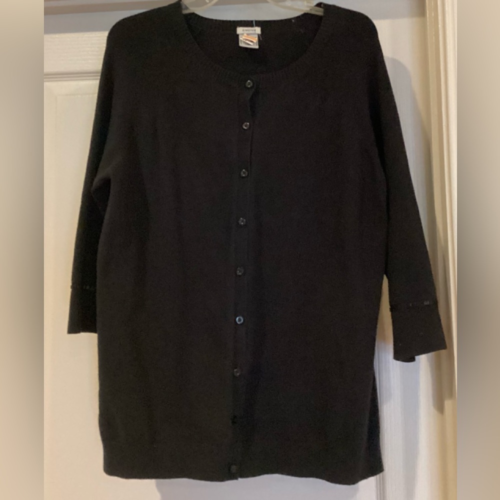 Old Navy Black Maternity cardigan- XL “Stretch”